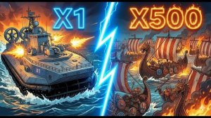 1 КОРАБЛЬ «ЗУБР» ПРОТИВ 500 КОРАБЛЕЙ ВИКИНГОВ