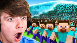 Mr.BEAST 100 ИГРОКОВ ПЕРЕЖИВАЮТ ПРИРОДНЫЕ КАТАКЛИЗМЫ В МАЙНКРАФТ, НОВОЕ ВИДЕО ПРО МАЙНКРАФТ 2026