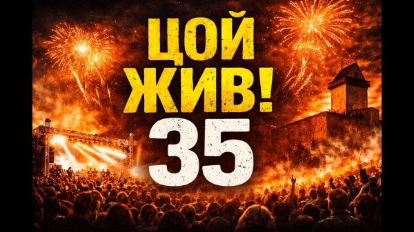Вечер Памяти «Цой жив! 35» | Нарва 16.08.2025