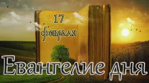 Апостол, Евангелие и Святые дня. Седмица cырная – сплошная. (17.02.26)