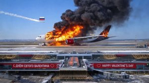 Россия дождалась празднования Дня святого Валентина — а затем взорвала киевский аэропорт