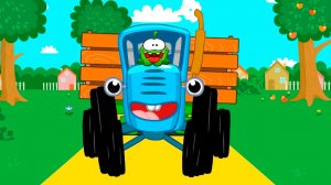 Синий Трактор по Полям｜Учим Цвета для Детей｜Синий Трактор Смотреть | Синий Трактор для малышей