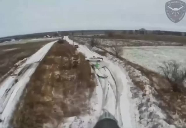 Кадры боевой работы расчетов FPV спецназа военной разведки ГрВ «Восток»