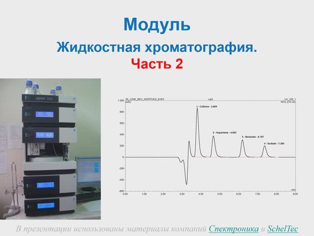 Основы ВЭЖХ. Жидкостная хроматография высокого давления. Часть 2
