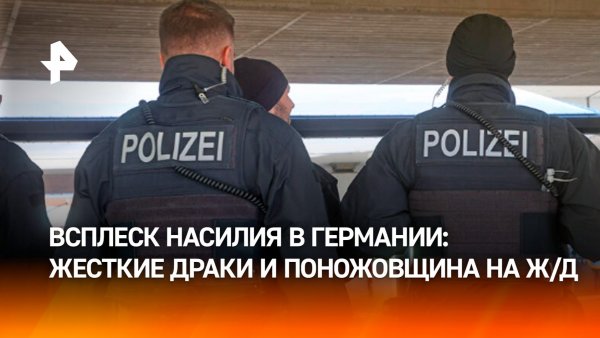 Небывалый всплеск насилия зафиксирован на железных дорогах Германии