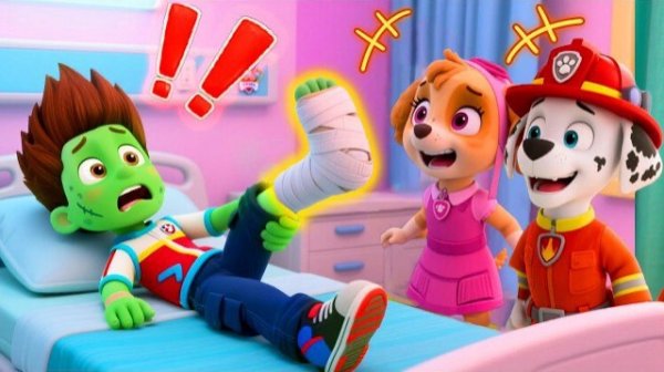 Мультик Щенячий патруль. Райдер превратился в монстра?