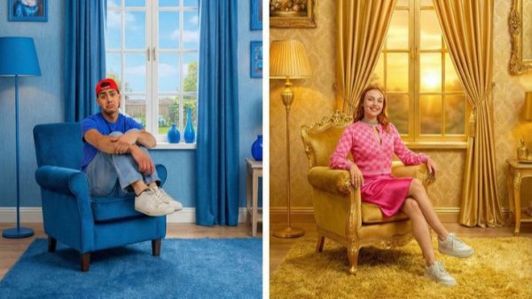 Синяя vs золотая комната 💙✨ DIY битва декора