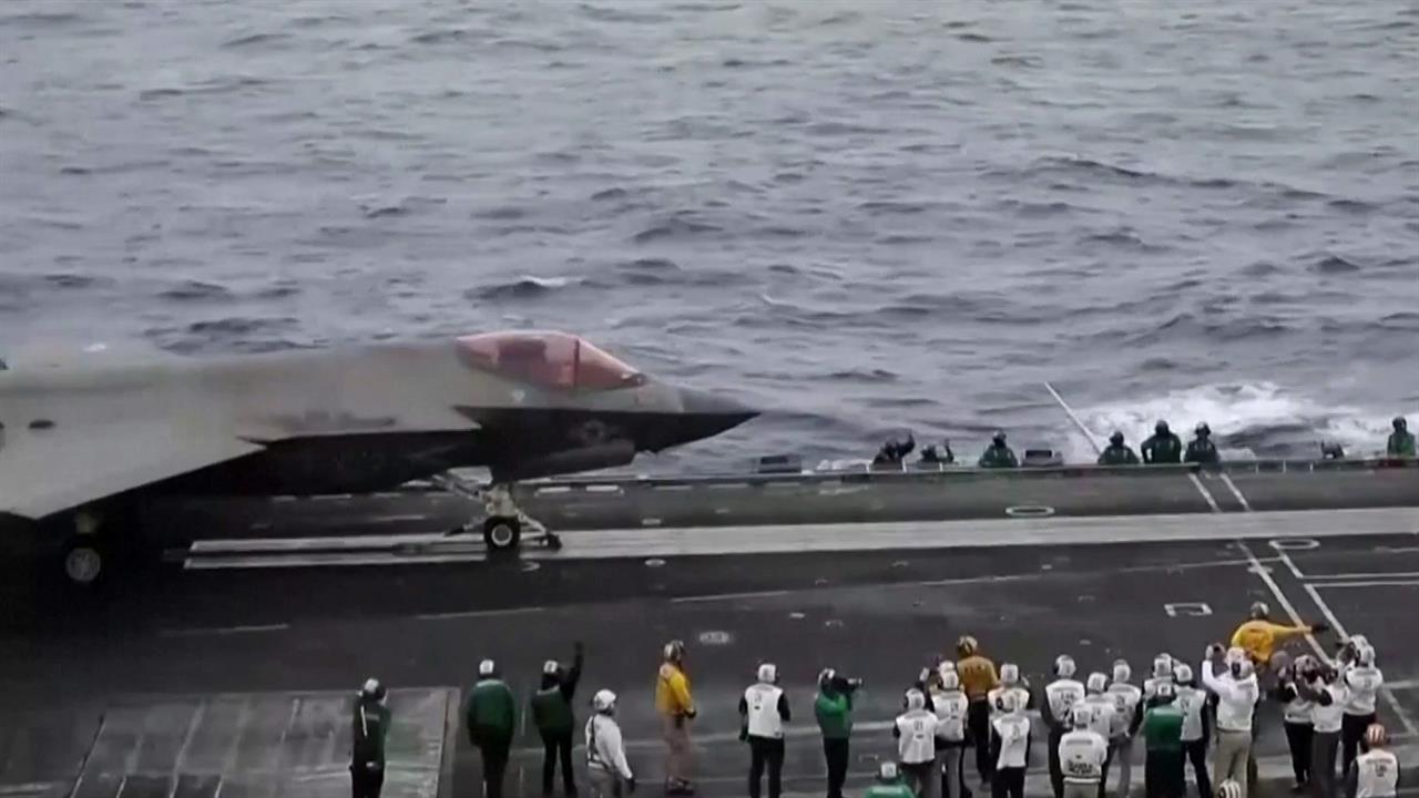 США усиливают военное присутствие на Ближнем Востоке у границ Ирана. смотреть онлайн