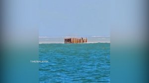 В Ейском лимане ищут причал, унесенный ветром вместе с огромной льдиной