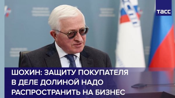 Шохин: защиту покупателя в деле Долиной надо распространить на бизнес