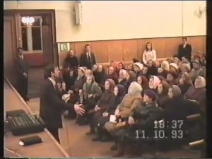 Евангелизация в посёлке Коноша 11.10.1993 г. (2 ч.)