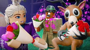 ПОДАРИЛИ ЦВЕТЫ ОЛЕНЮ И ТОРГОВЦУ И ВОТ ЧТО ОНИ НАМ ДАЛИ...