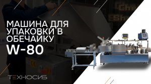 Автоматическая машина для упаковки в картонную обечайку W-80