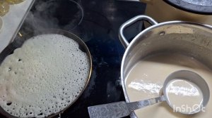 Блины на кефире. Напекла гору блинов.