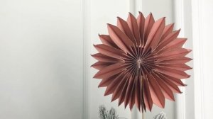 Ёлочная верхушка ПАЛЕТТА, бумага, тёмно-розовый, 28 см, A64100510-1