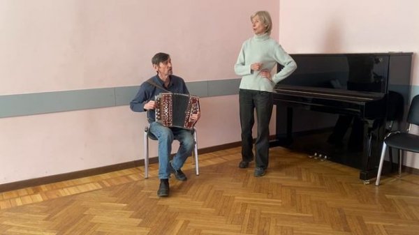 В саду зеленом роза цвела (Щербинка, август 2023, гармошка, G#m)