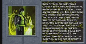 Слизь(Slime). Mortal Kombat New Era