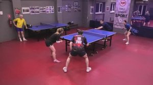 отбор Мухин/Кузнецова (690) - Ревука/Сидоренко (461) 08.02 Парный МИКСТ настольный теннис