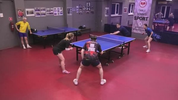 отбор Мухин/Кузнецова (690) - Ревука/Сидоренко (461) 08.02 Парный МИКСТ настольный теннис