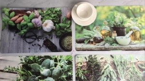 Плейсматы ПРЯНЫЕ ТРАВЫ, 44х29 см, набор - 4 шт., CY2702090-набор