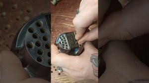 Чётки с инициалами из эбонита.