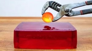 ЭКСПЕРИМЕНТИРУЙТЕ со светящимся при 1000 градусах МЕТАЛЛИЧЕСКИМ ШАРОМ и ЖЕЛЕ