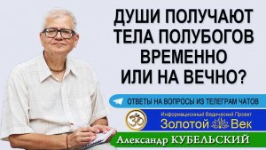 Души получают тела полубогов временно или на вечно?