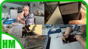 17 февраля. Готовлю вкусную еду. В рассадной есть подвижки. Рисую контурами.