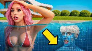 Экстремальный КАМУФЛЯЖ за 1$ VS 100.000$