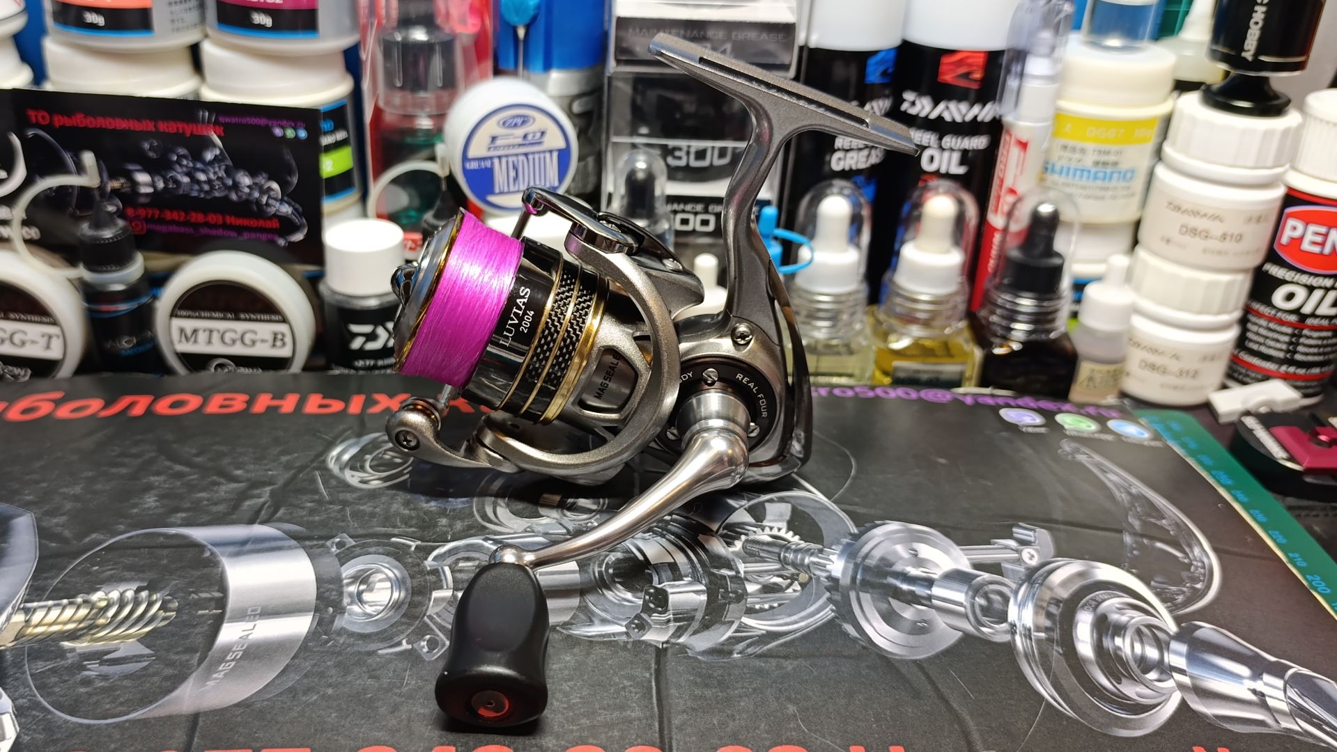 Разбор и техническое обслуживание Daiwa 12 Luvias 2004