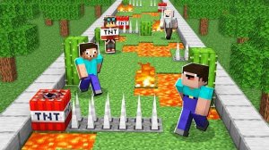 НУБ И ПРО УЧАСТВУЮТ В СОРЕВНОВАНИЯХ МАЙНКРАФТ ! НУБИК В ГОРОДЕ И ТРОЛЛИНГ ЛОВУШКА В MINECRAFT