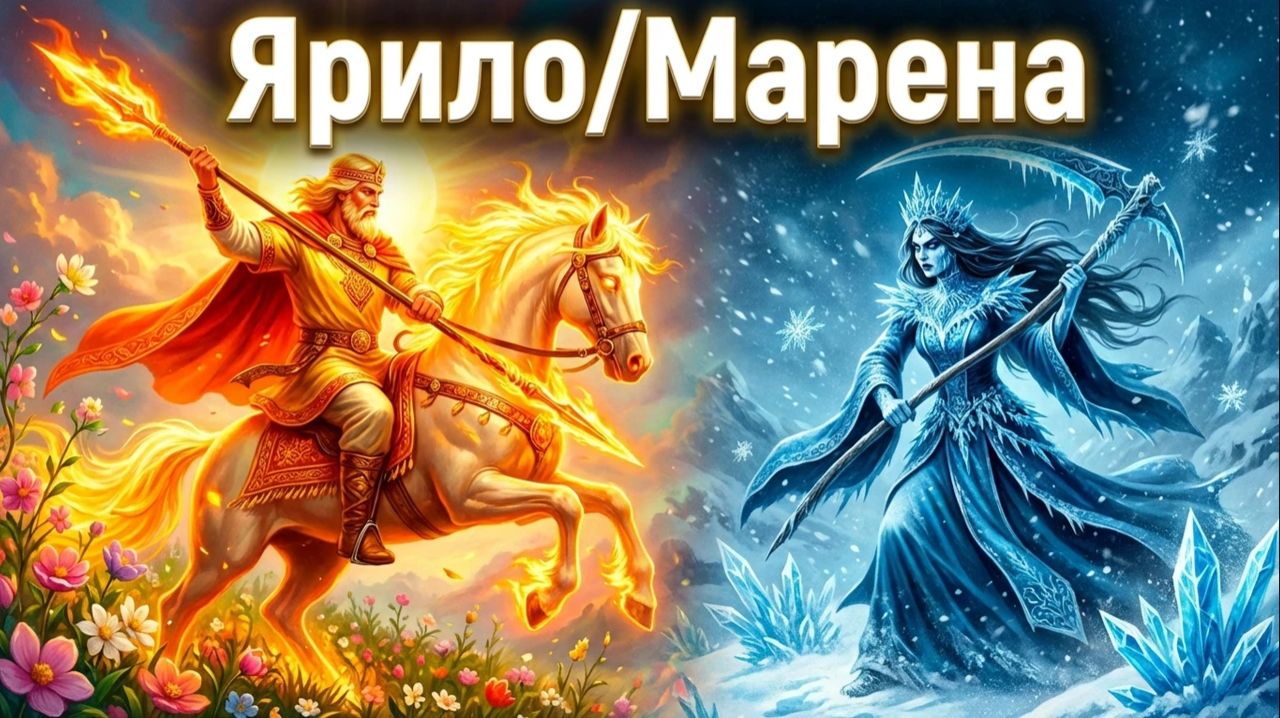 ЯРИЛО ПРОТИВ МАРЕНЫ ⚔️ Весна Против Зимы ❄️ | Эпичный Славянский Рок смотреть онлайн