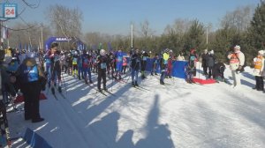 На старте почти 350 участников:  "Лыжня России" собрала в Абакане любителей и профессионалов