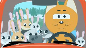 Котенок Котэ и Волшебный гараж - КУЗНЕЧИК - Мультик для детей малышей про машинки