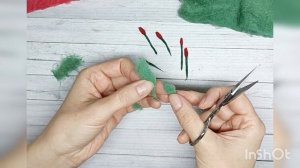 Букет тюльпанов для ватной игрушки