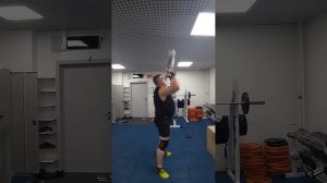 Трастеры с грифом 22 кг. 81 раз~