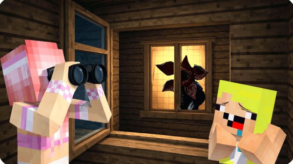 😲 СЛЕДИМ за СОСЕДОМ в ОКНЕ в МАЙНКРАФТ! НУБИК