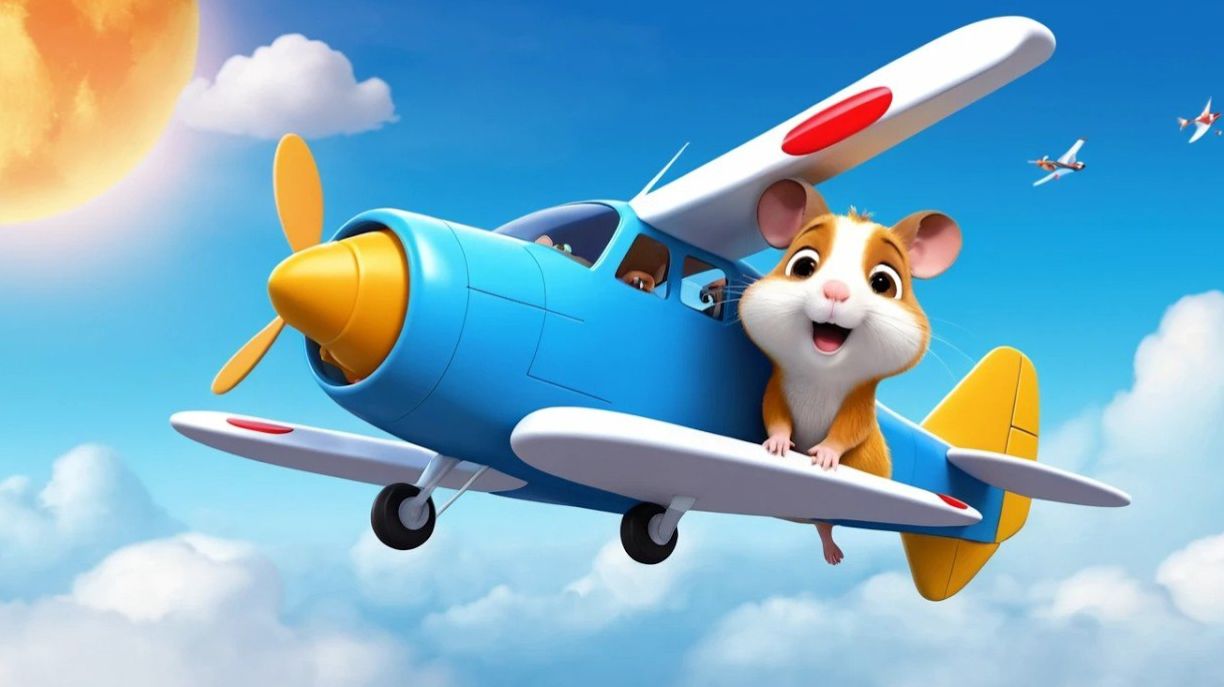 Хомяк угнал самолет... Чтобы долететь до сыра 🧀😂 смотреть онлайн