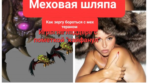 Старкрафт 2. меховая шляпа. Как убивать мех терана за зерга