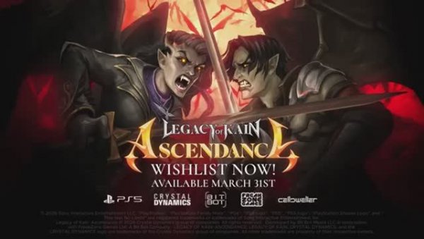 Legacy of Kain Ascendance — анонсирующий трейлер PS5 Games