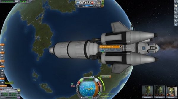 Полет на Минмус - Kerbal Space Program  [1080p60]