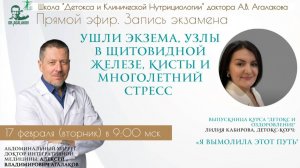 Ушла экзэма, узлы в щитовидной железе, кисты и многолетний стресс