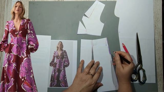 Моделирование. Платье моей молодости - 80-е. Выкройка № 1963. смотреть онлайн