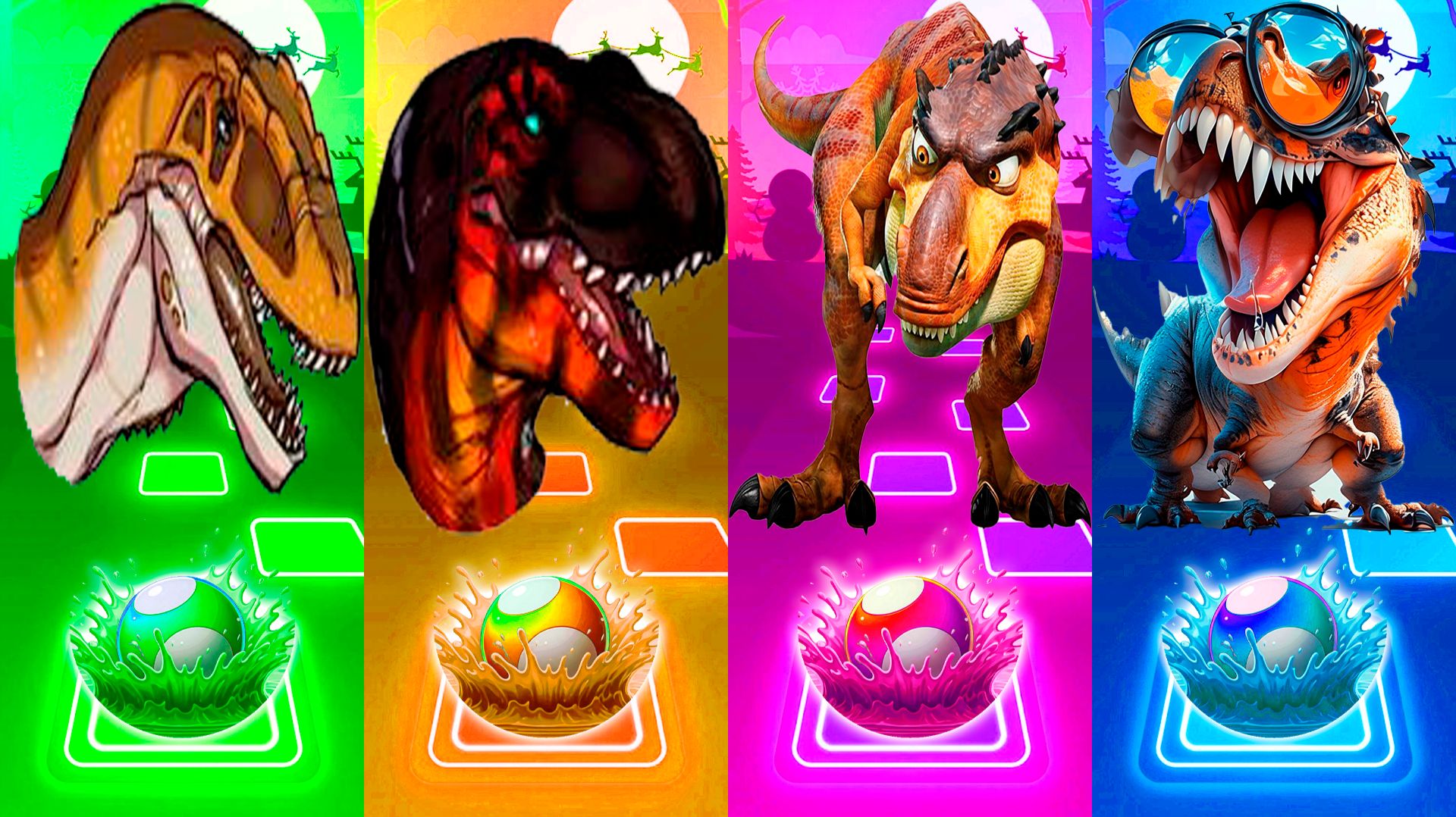 Coffin Dance Динозавры 330 уровень - Мультики про Динозавров | МУЛЬТФИЛЬМЫ ДИНОЗАВРЫ в Tiles Hop смотреть онлайн