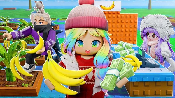 СОЗДАЛА СОБСТВЕННЫЙ РЫНОК В РОБЛОКСЕ!