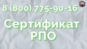 Сертификат РПО дает возможность