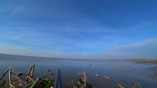 С НОЧЁВКОЙ НА ОХОТУ И РЫБАЛКУ. ДИКИЙ ОСТРОВ. Охота на утку с чучелами. Рыбалка.