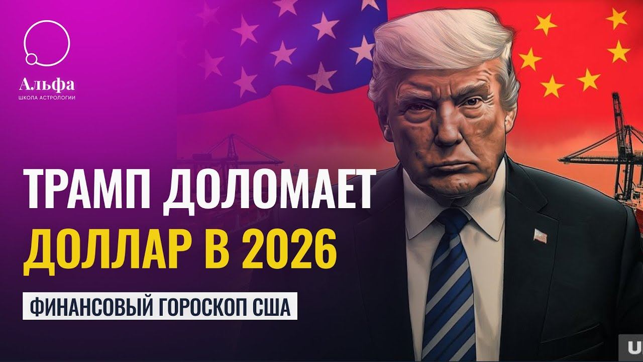 ТРАМП ДОИГРАЕТСЯ ДО САНКЦИЙ - ФИНАНСОВЫЙ КРИЗИС В США. АСТРОПРОГНОЗ смотреть онлайн