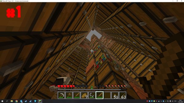 АДСКИЙ МОД В МАЙНКРАФТ #1!