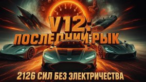 ПОСЛЕДНИЕ V12 В МИРЕ! Они умрут. Послушайте этот звук, пока не поздно!